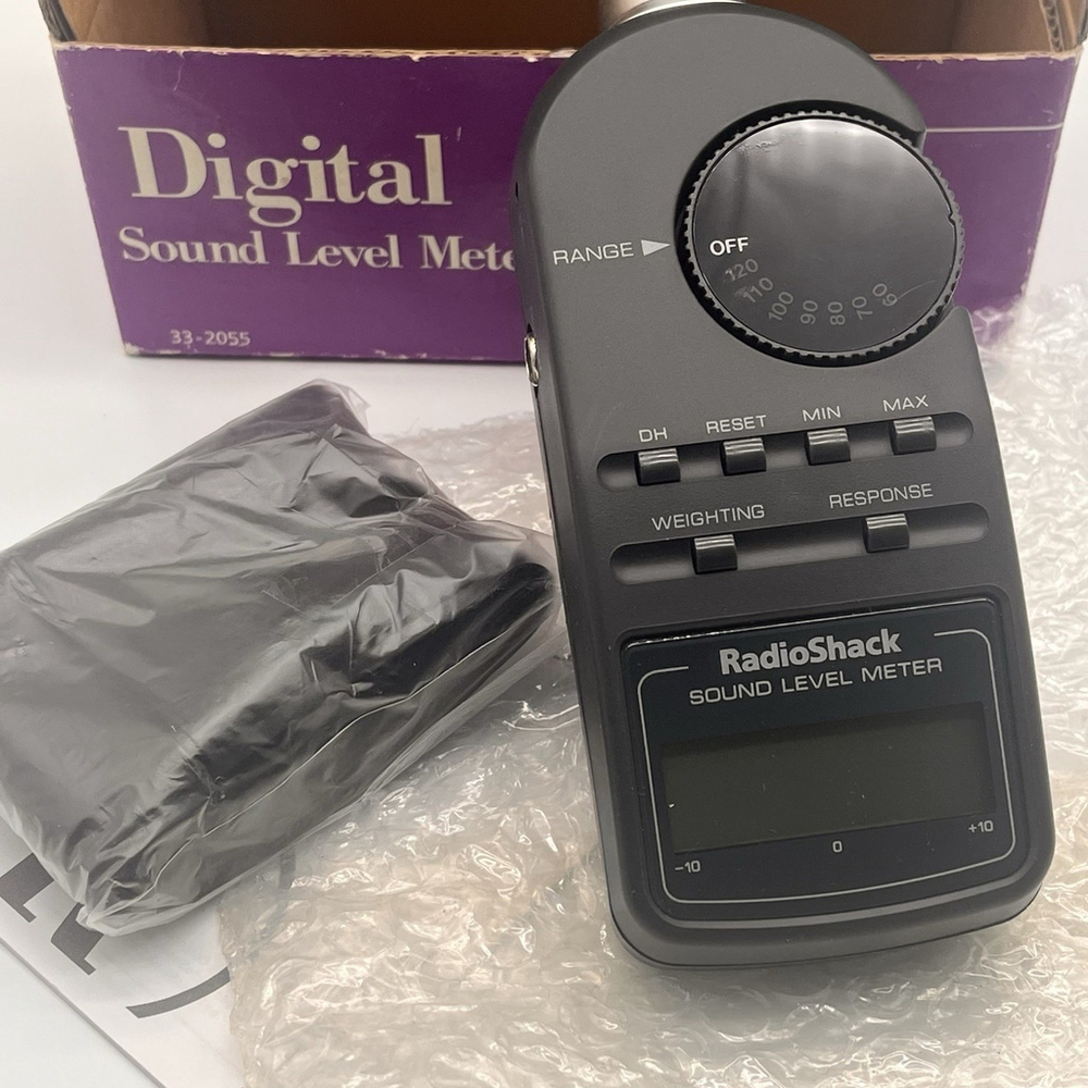 RadioShack Sound Level Meter 33-2055 Bar Graph Display 50-123db Area Noise